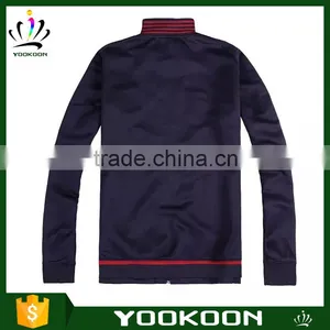 Mens 100% Polyester Zipped Man Soccer Track Jacket Sportwear thumbnail-2