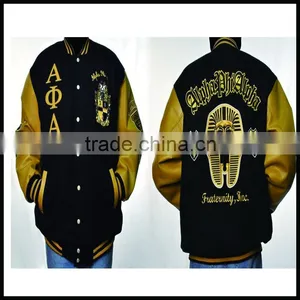Custom Baseball Jacket With Emboridery Logo thumbnail-1