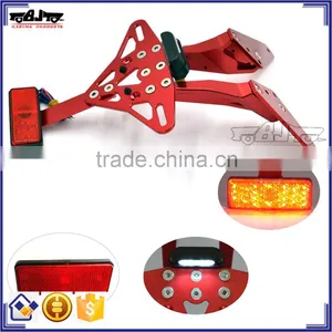 for Yamaha BJ-LPL-TMAX001 High Quality Parts Lisence Bracket Red CNC Aluminum Tail Plate for T MAX 530 2013-2015 thumbnail-2
