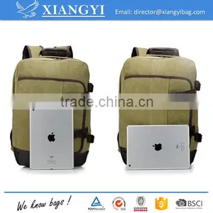 Vintage Canvas School Backpacks Shoulder Bags Computer Backpack thumbnail-5