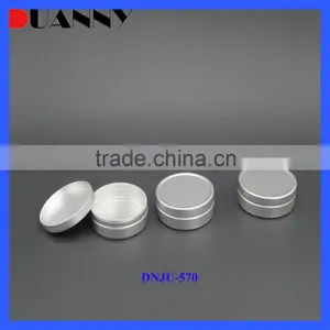In Stock! Wholesale All Size Cosmetic Aluminum Containers , Luxury 15Ml 20Ml 50Ml Silver Color Cosmetic Jar Aluminium Quality Choice thumbnail-6