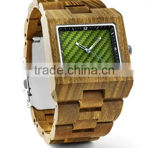 Custom Vogue Wood Watch 2016 Original Japan Quartz Wood Watch thumbnail-2