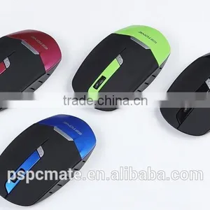 2015 Newest Design 2.4GHz USB Optical Red Light Wireless Mouse USB Receiver PC and Laptop thumbnail-2