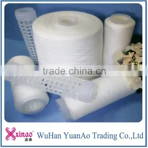 Polyester 60/3 Dye Tube Yarn Raw White Ring Spun Yarn thumbnail-2