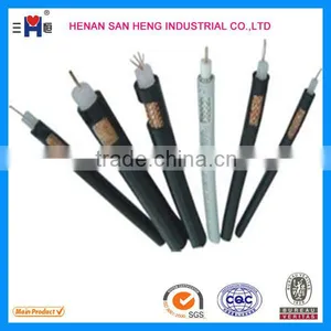 PE Insulation PVC Jacket Rg59 Rg11 Rg6 75 Ohm Coaxial Cable thumbnail-1