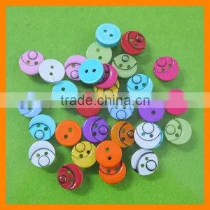 Lovely Boy Round Plastic Button thumbnail-1