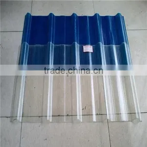 Corrugated Skylight Roof Sheet, FRP Gel CoatSheet,Colored Translucent FRP Roofing Sheets thumbnail-3