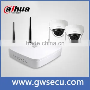 Original Dahua 1080P Wi-fi Kit KIT/NVR4104-W/2-HDBW1320E-W Dahua NVR Kit Easy Installation Plug&play thumbnail-1