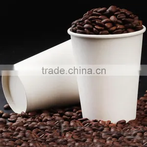 Wholesale Custom Logo Printed Disposable Single Wall pe Coated Paper Cup Blank With Sleeves thumbnail-1