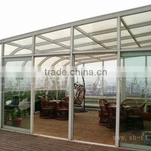 Sunlight Room With Laminated Glass,lowes Sunrooms and Curved Glass House thumbnail-1