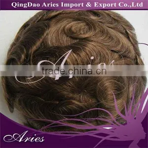 Natural Curl Swiss Lace Toupee Indian Natural Hair thumbnail-2