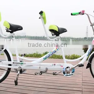 24 Inch Tandem Bike / Single Speed Tandem Bicycle / Aluminum Alloy Bike Frames thumbnail-2