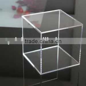 2015 New Design Delicate Square Acrylic Napkins Paper Box ,acrylic Tissue Box With Printing for Sale thumbnail-2