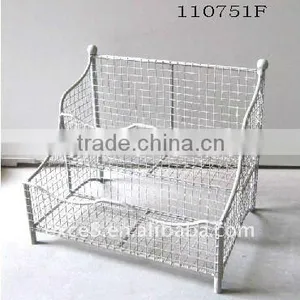 110751F-metal Tiered Rack & Notebook Holder thumbnail-1