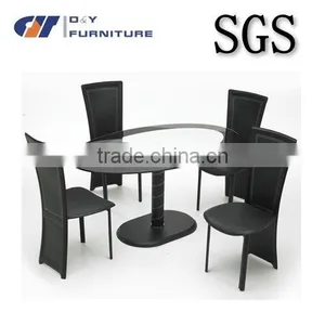 Glass Dining Table and Chair thumbnail-2