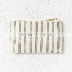 Striped Canvas Makeup Bags thumbnail-2