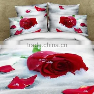 100% Cotton 3D Flower Sheet Set thumbnail-1