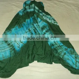 Rayon Tie Dye Indian Harem Afgani Pajamas thumbnail-1