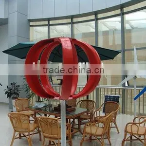 Small Decorative Vertical Axis Wind Turbine in Garden thumbnail-1