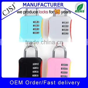 High Security Colorful 4 Digits Big Zinc Lock thumbnail-1