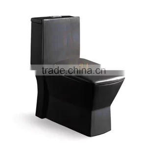 Ceramic Washdown Colored Black Toilet Square Water Closet 240 thumbnail-1