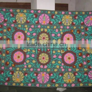 Latest Arrival~Suzani Embriodery Home Decorative Throws From Uzbekistan, Pakistan, Turkey, India thumbnail-1