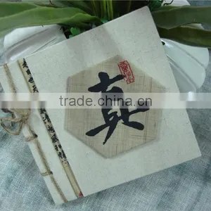 Ramie Fabric Handmade Diary Notebook thumbnail-1