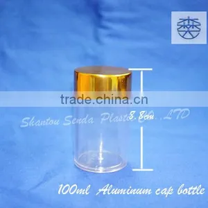 Top Sale Pill Plastic Bottle for Medicine, Screw Cap Plastic Medicine Bottle for Pill, 100ml Plastic Bottle With Aluminum Cap thumbnail-2