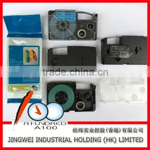 Tape Cartridge for Label Printer XRA-12WE1 Black on White 12mm be Used for Casio EZ Label Printer thumbnail-3