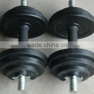 10KG15KG20KG25KG30KG Pvc Rubber Dumbbell /barbell Set thumbnail-2