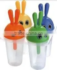 Hot Sale 4 Grid pp Ice Mold for Icecream thumbnail-1