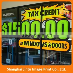 Custom Printed Waterproof Transparent Vinyl Digital Sticker Signage Quality Choice thumbnail-3