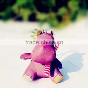 Mini Knitted Animal Reflective Keychains thumbnail-1