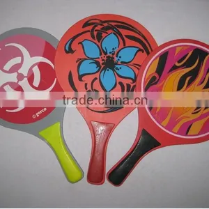 Promotional Wooden Beach Rackets, Wooden Beach Tennis Racket thumbnail-1