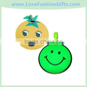 Apple Smiley Luggage Tag/Apple&Orange Face Luggage Tag thumbnail-1