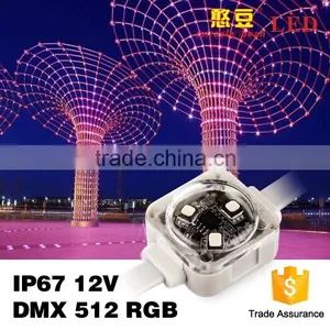 Miracle Bean DC12V DMX512 Full Color Illuminated Addressable SMD5050 Led Pixel Light for Amusement Park thumbnail-2