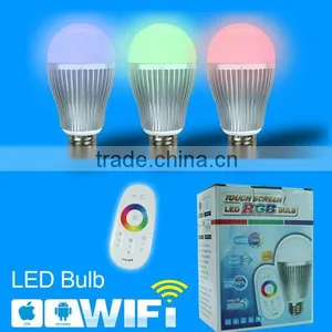 2.4G Touch Screen Remote Control Wifi Led Rgb Bulb thumbnail-1