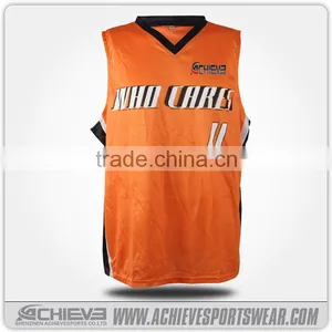 Best Quality Custom Printing Basketball Tops thumbnail-2