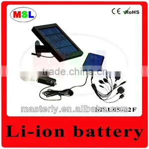 Solar Led Home Lighting System Lithium Ion Battery and Mobile Charger thumbnail-1