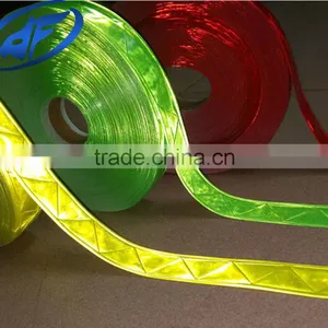 Reflective Strip of PVC Reflective Cloth Material Tape thumbnail-1