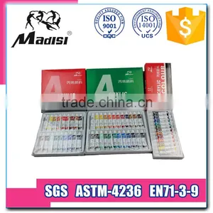 Wholesale Acrylic Paint Set Bulk 12ml Tube Acrylic Paint thumbnail-1