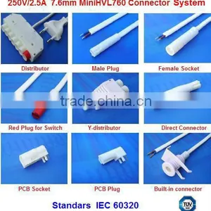 Patent High Voltage 250V/2.5A 2pole High Voltage Mini 6 Way Junction Box for LED Luminaires,LED Light thumbnail-1