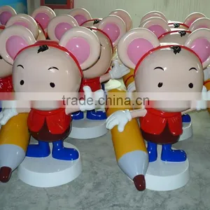 Fiberglass Mascot for Store Fiberglass Mouse Pupil thumbnail-1