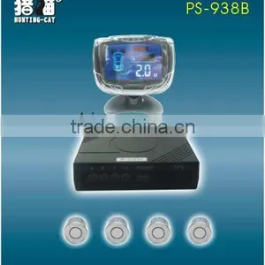 12V Ultrasonic Waterproof Backup Sensor LCD Display Car Park Radar 4 Sensor System PS-913-B thumbnail-1