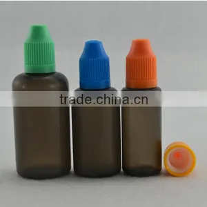 Black E-cig Bottle With Childproof Cap for E-cigrettes thumbnail-2