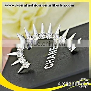 Cartilage French Colors Good Quality Ear Cuff Wrap Clip Earring thumbnail-4