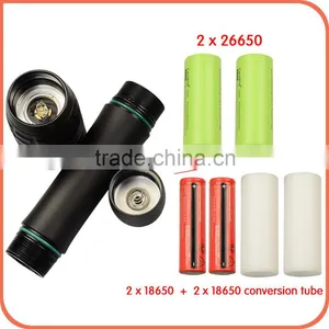 Factory Bulk Sale Magnetic Control Charging Aluminum Underwater 100m 1000 Lumen xm l2 Shenzhen Powerful Diving Torch thumbnail-5