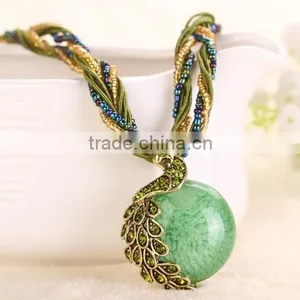 National Wind m Weaving Necklace Restoring Ancient Ways Sweater Chain thumbnail-1