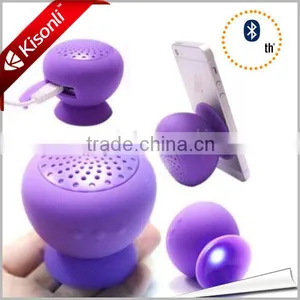 Cheapest Promotion Gift Silicone Mushroom Bluetooth Speaker 4.5usd per Piece thumbnail-1