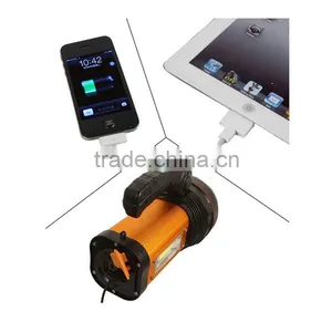 3900 Portable Lamp Searchlight USB Mobile Power Rechargeable LED Flashlight Outdoor Usb Led Light thumbnail-4